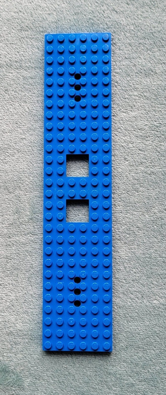 Lego trein locomotief / wagon bouw bodem plaat Blauw., Ophalen of Verzenden, Zo goed als nieuw, Losse stenen, Lego