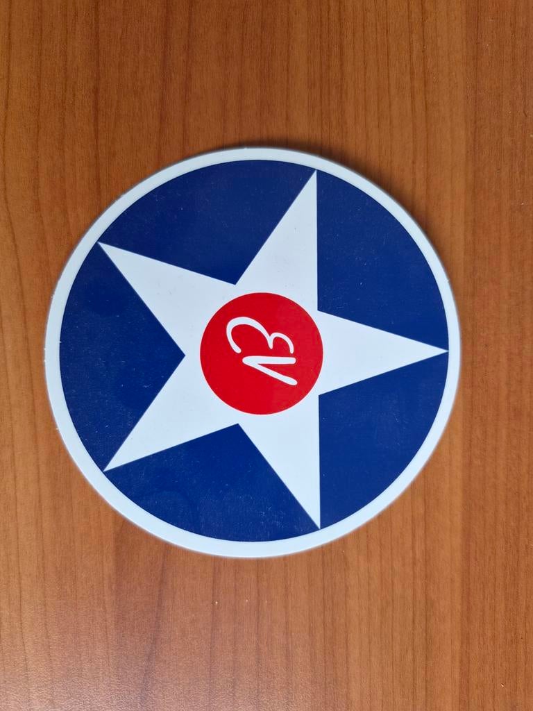 Eddie Vedder sticker 10cm, Ophalen of Verzenden, Zo goed als nieuw
