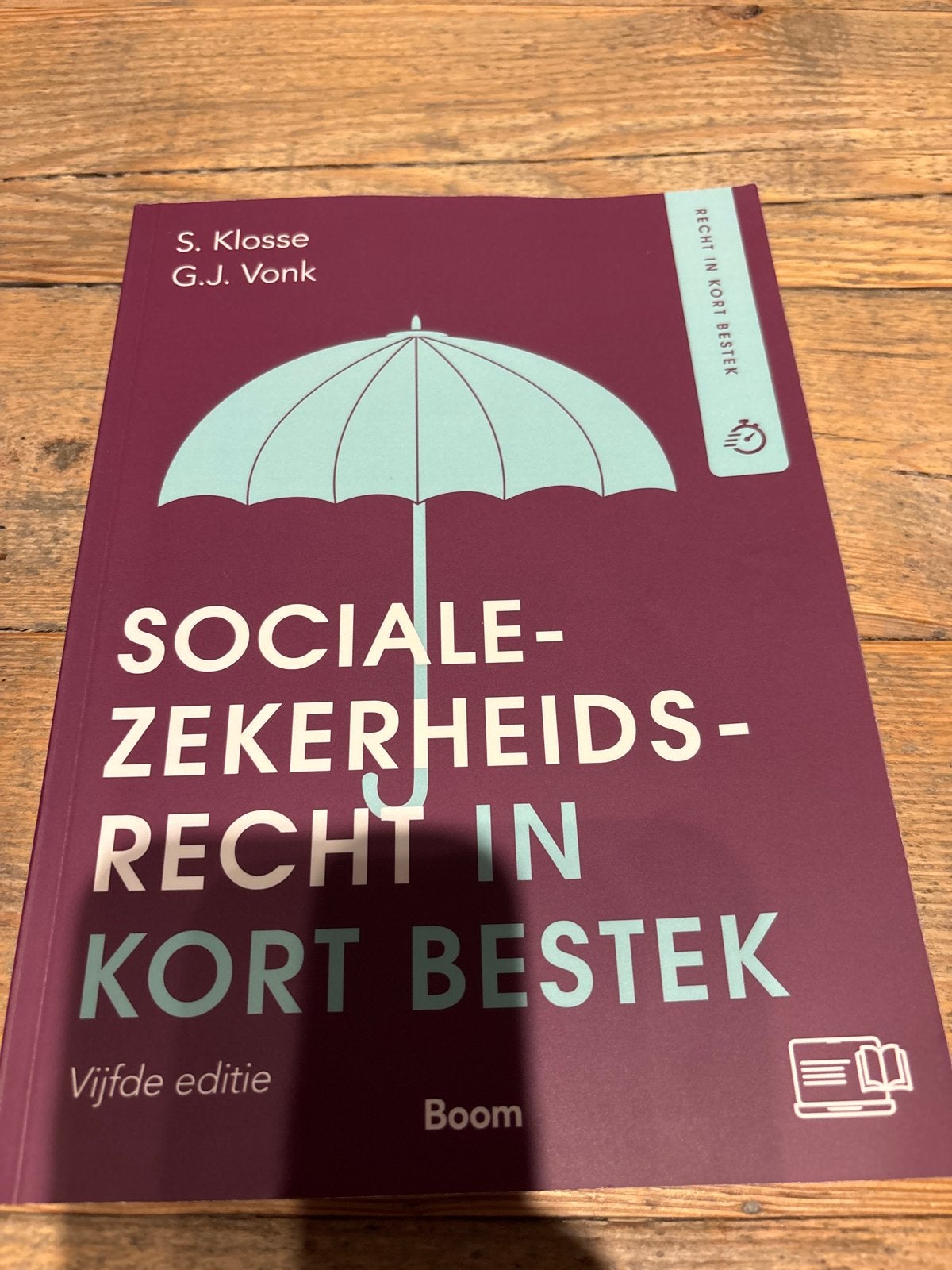 Socialezekerheidsrecht in kort bestek - Vijfde editie, Ophalen of Verzenden, Gamma, Gelezen, HBO