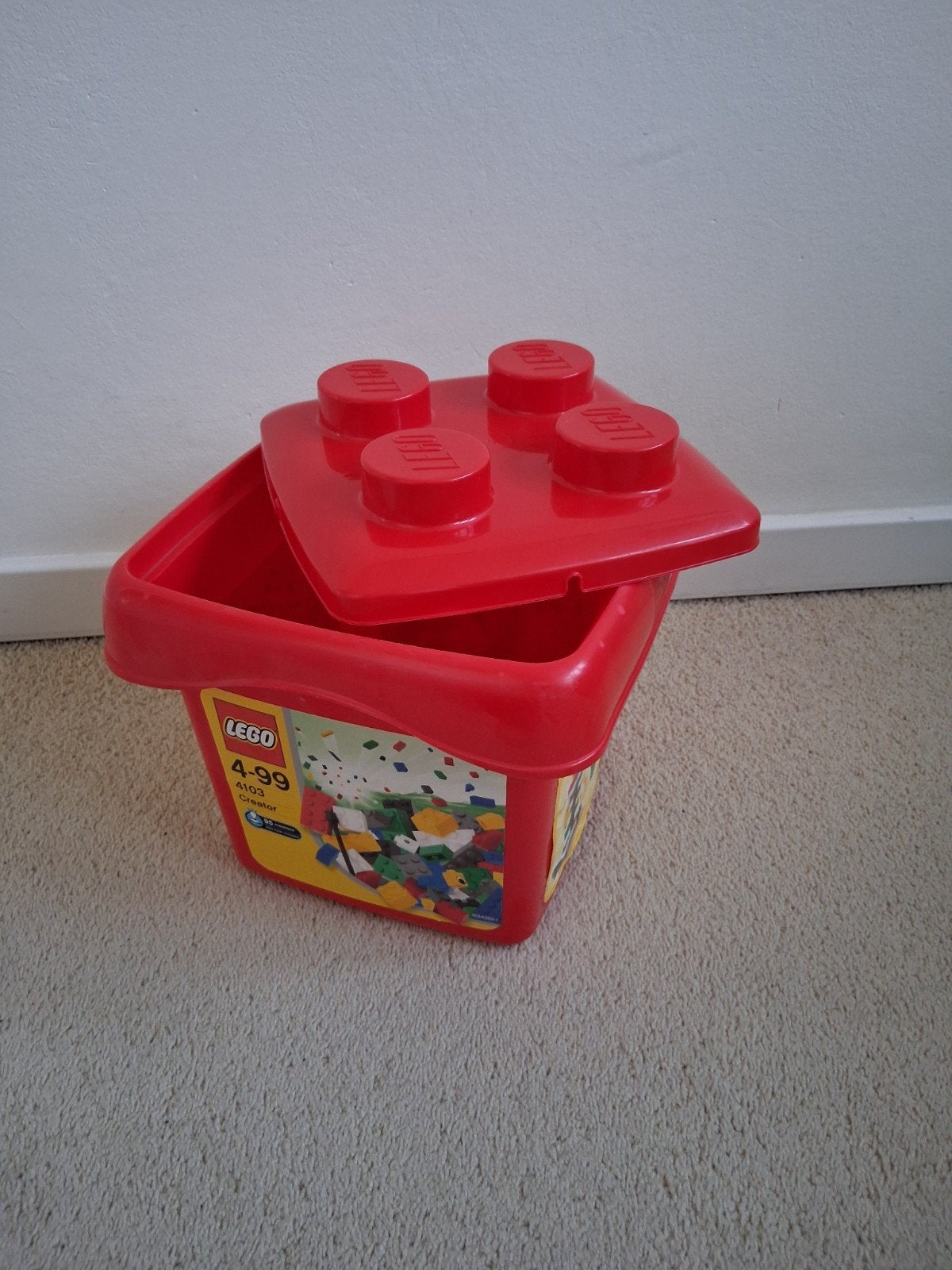 Opbergbak Lego, de kleinere maat, voor maar 4 euro, Ophalen of Verzenden, Gebruikt