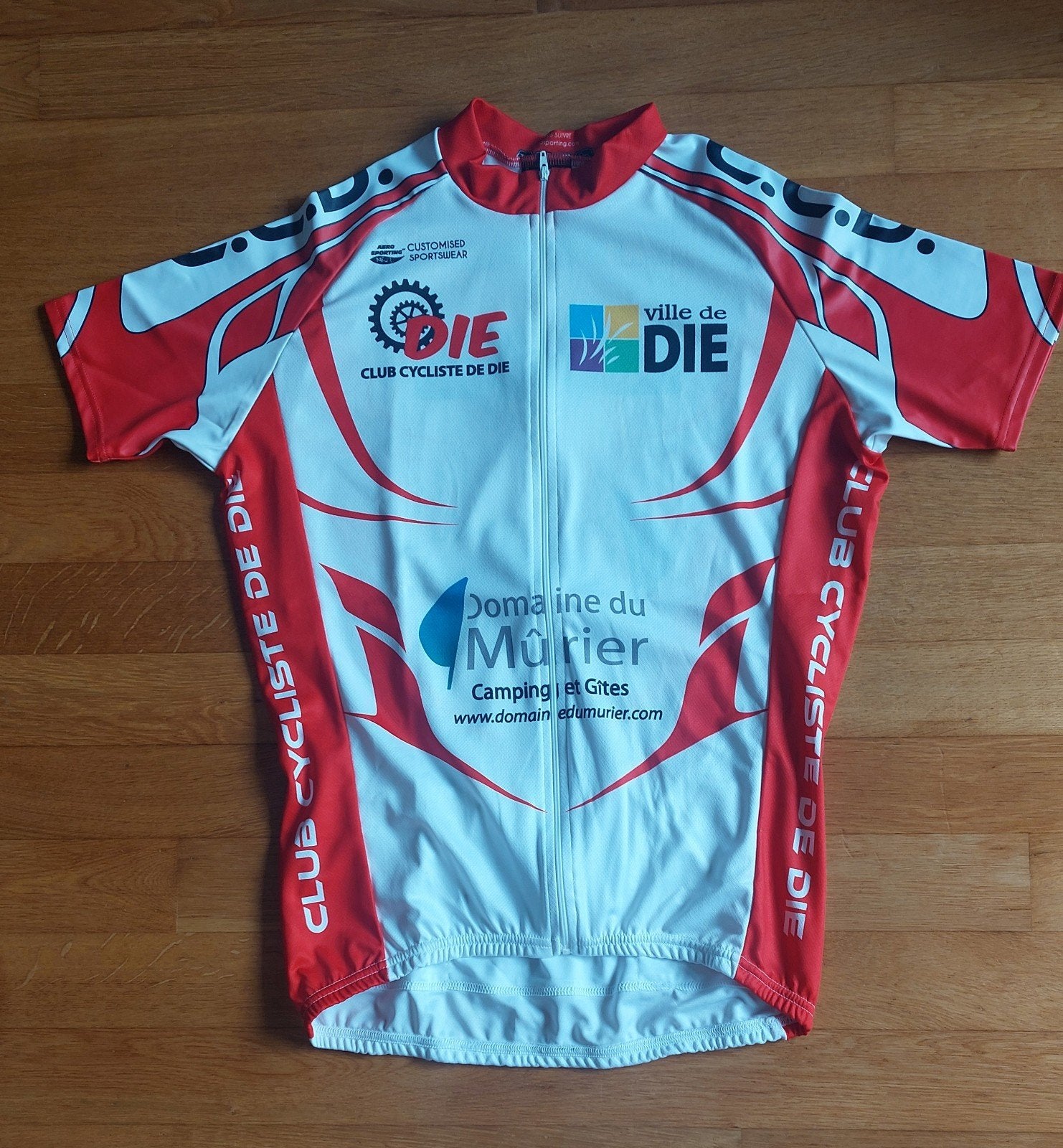 wielershirt camping in ville de DIE, Fietsen en Brommers, Ophalen, Nieuw, XL, Bovenkleding