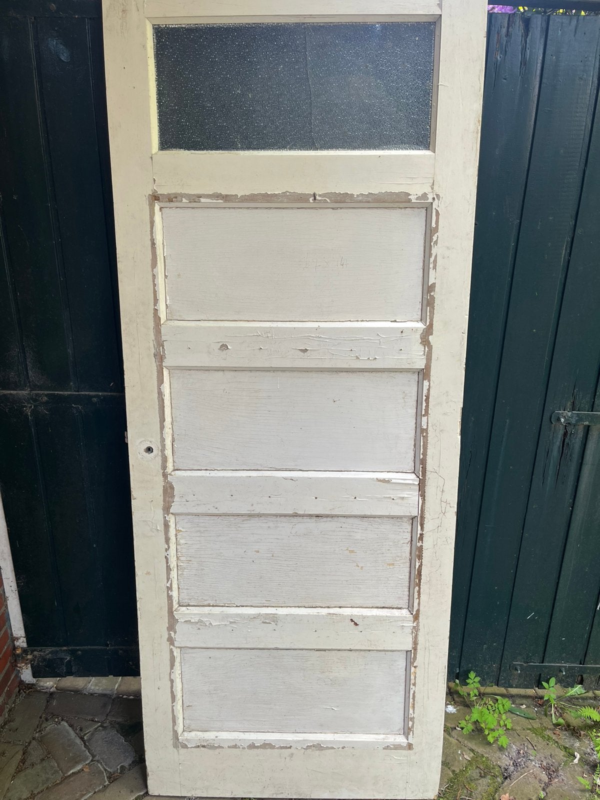 Paneeldeur 211x83, Doe-het-zelf en Verbouw, Deuren en Horren, Ophalen, Gebruikt, 80 tot 100 cm, Binnendeur