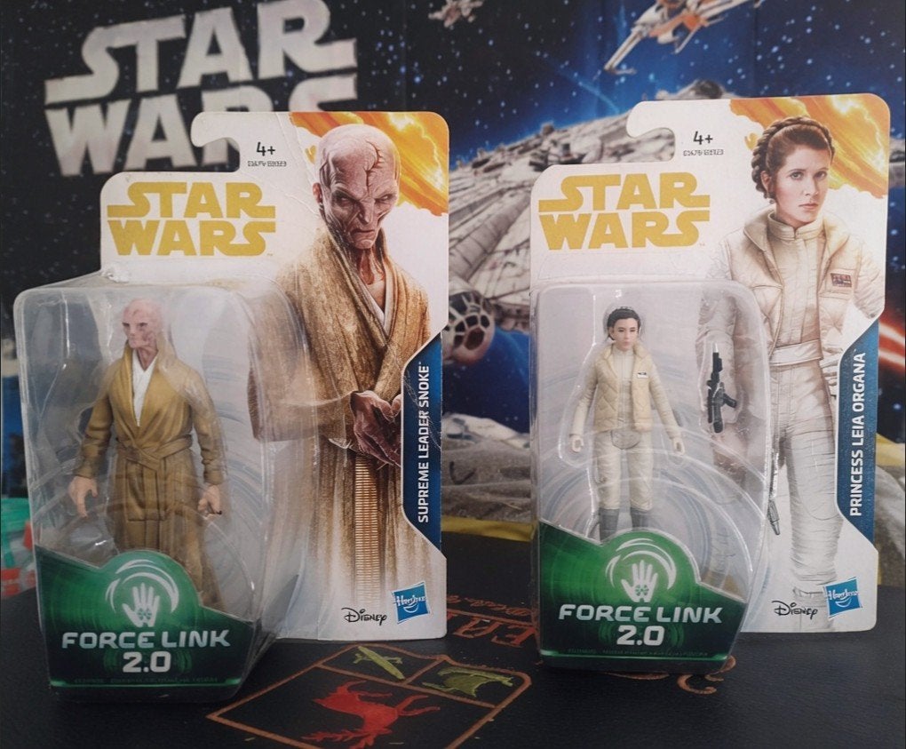 Star Wars Force Link 2.0 Figure Nieuw Princess Leia / Snoke, Ophalen of Verzenden, Nieuw, Actiefiguurtje