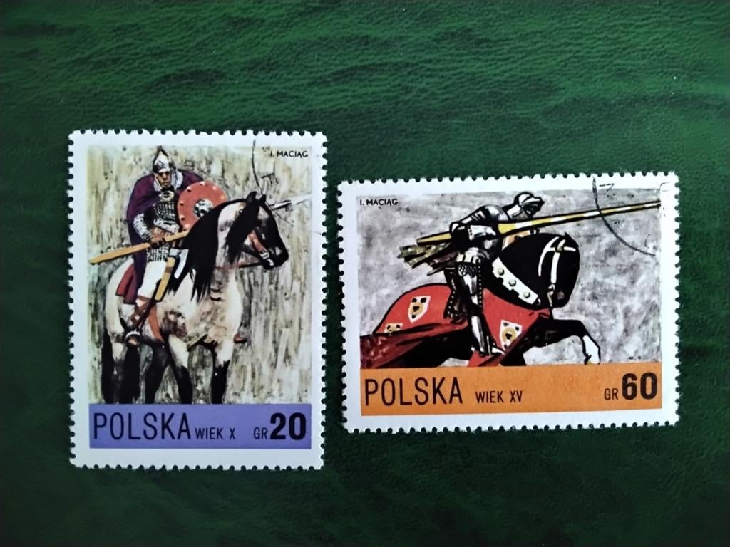 2 zegels Polen, Verzenden, Overige thema's