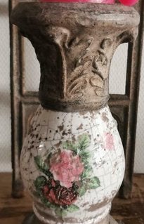 kandelaar brocante stoer landelijk, Ophalen of Verzenden