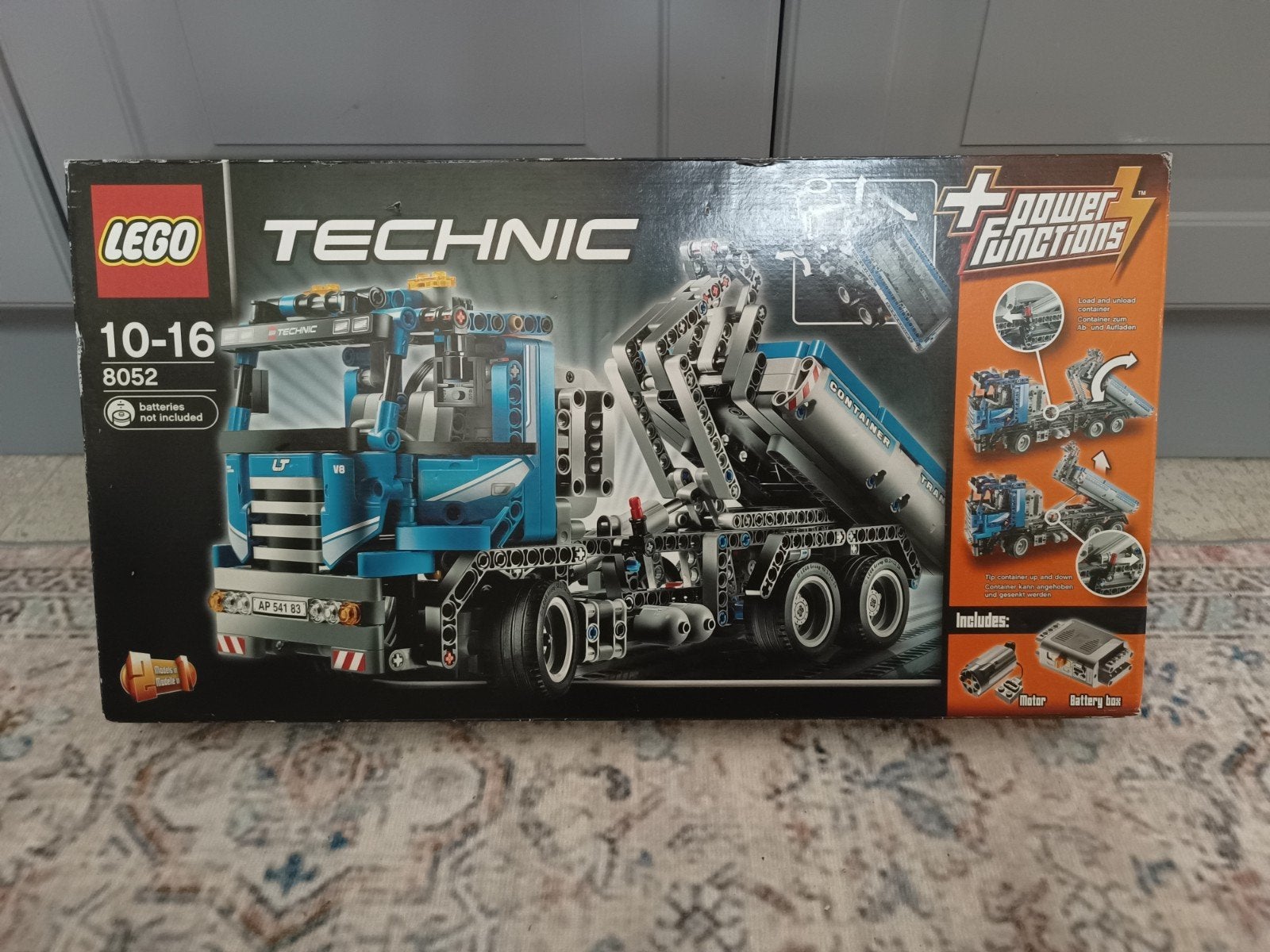 Lego Technic 8052 Container Truck., Kinderen en Baby's, Compleet, Lego, Ophalen of Verzenden, Zo goed als nieuw