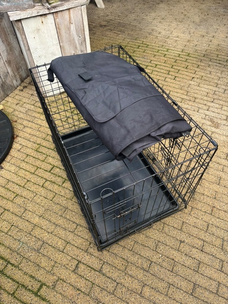 Bench met hoes 76x48x54, Ophalen, Gebruikt
