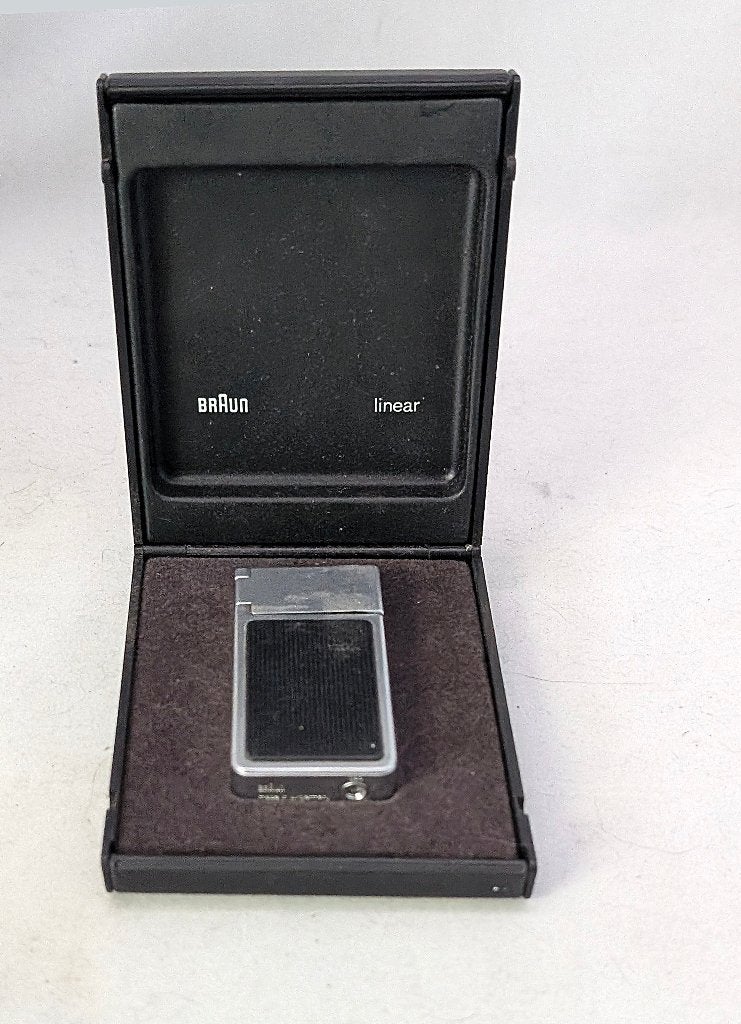 BRAUN Linear, Verzamelen, Ophalen of Verzenden, Gebruikt, Aansteker