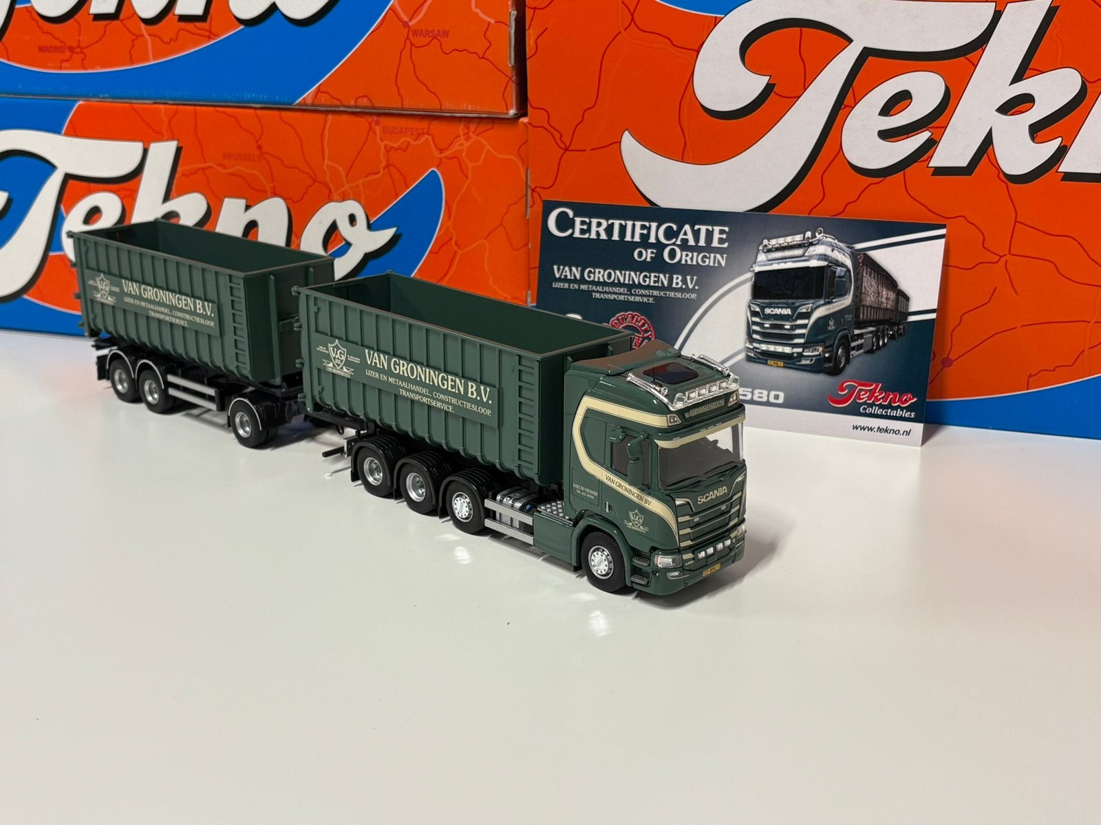 Tekno van Groningen, Hobby en Vrije tijd, Ophalen of Verzenden, Zo goed als nieuw, Bus of Vrachtwagen, Tekno