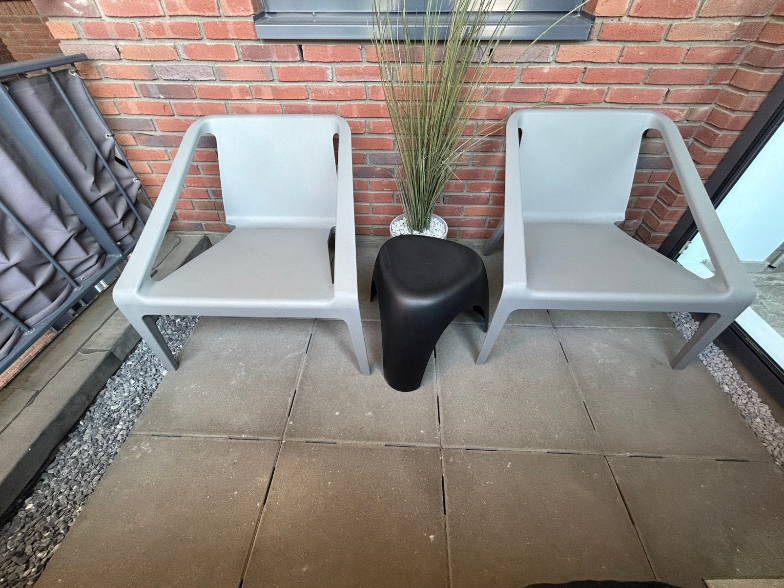 Jotex x2 Lounge Chairs Grey, Ophalen, Zo goed als nieuw