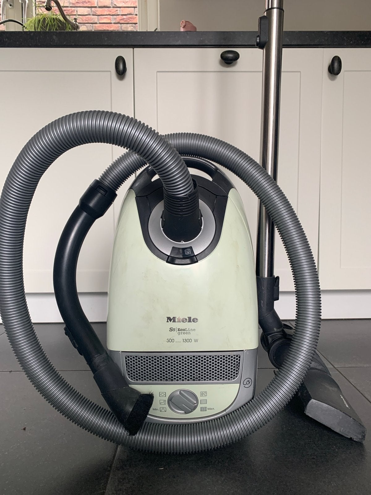 Miele S5 EcoLine Green Stofzuiger 300-1300W, Witgoed en Apparatuur, Stofzuigers, Stofzak, Gebruikt, Ophalen of Verzenden, Miele