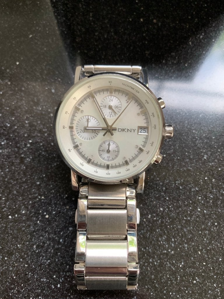 DKNY NY4331 dames horloge, als nieuw, Sieraden, Tassen en Uiterlijk, Horloges | Dames, Staal, Staal, DKNY, Polshorloge