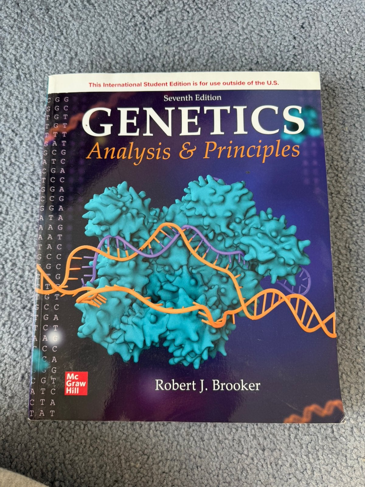 Genetics Analysis and Principles, Ophalen of Verzenden, Beta, Zo goed als nieuw, WO