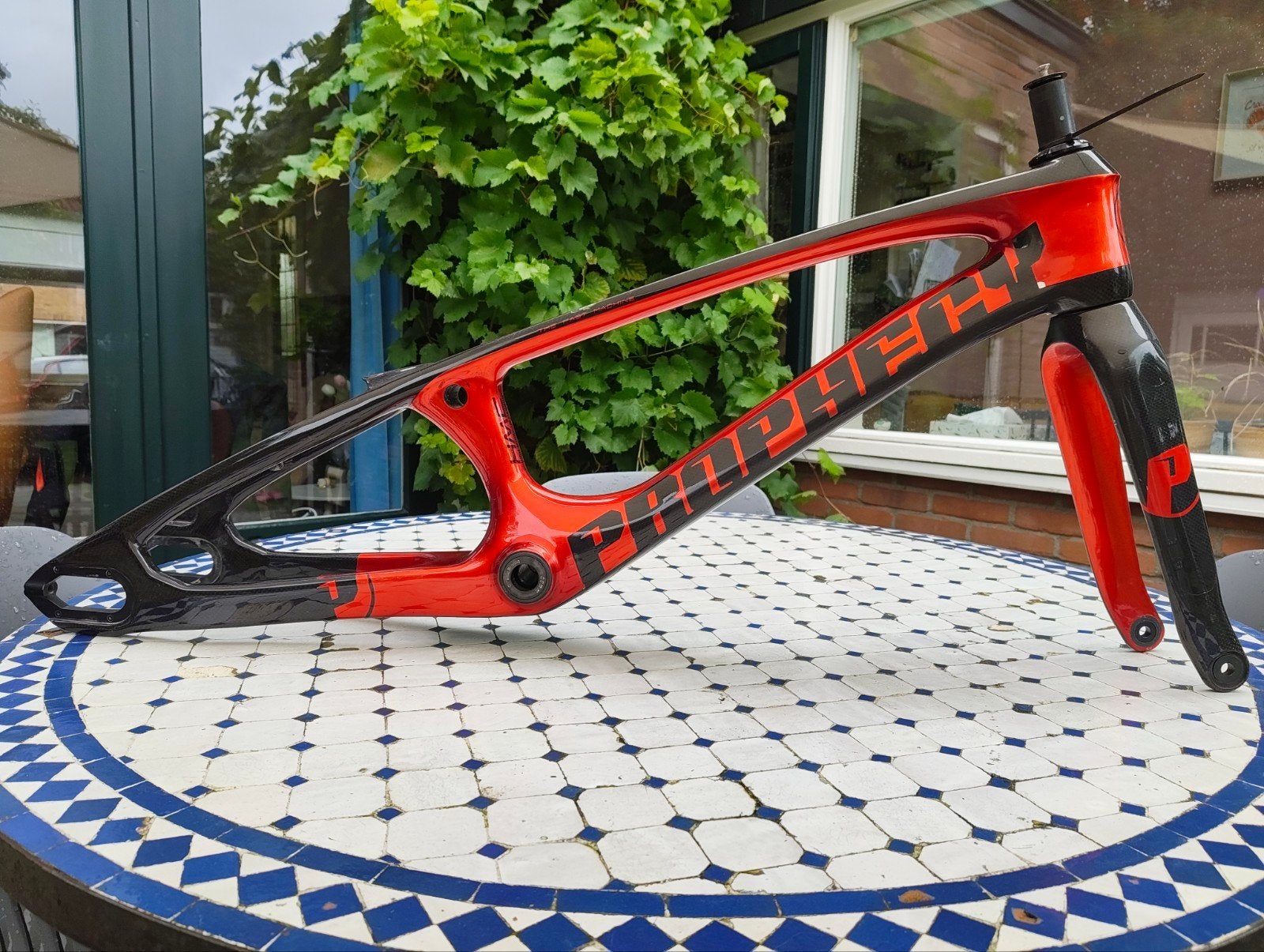 Bmx race frame carbon Prophecy scud evo 3, Fietsen en Brommers, Overige merken, Gebruikt, Carbon, Ophalen of Verzenden