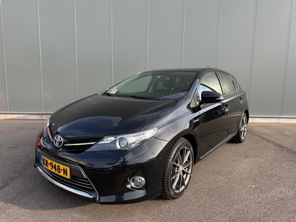 Toyota Auris 1.8 Hybrid Lease Pro CAMERA | HALF LEDER | BOEK, Euro 5, Zwart, Bedrijf, Auris