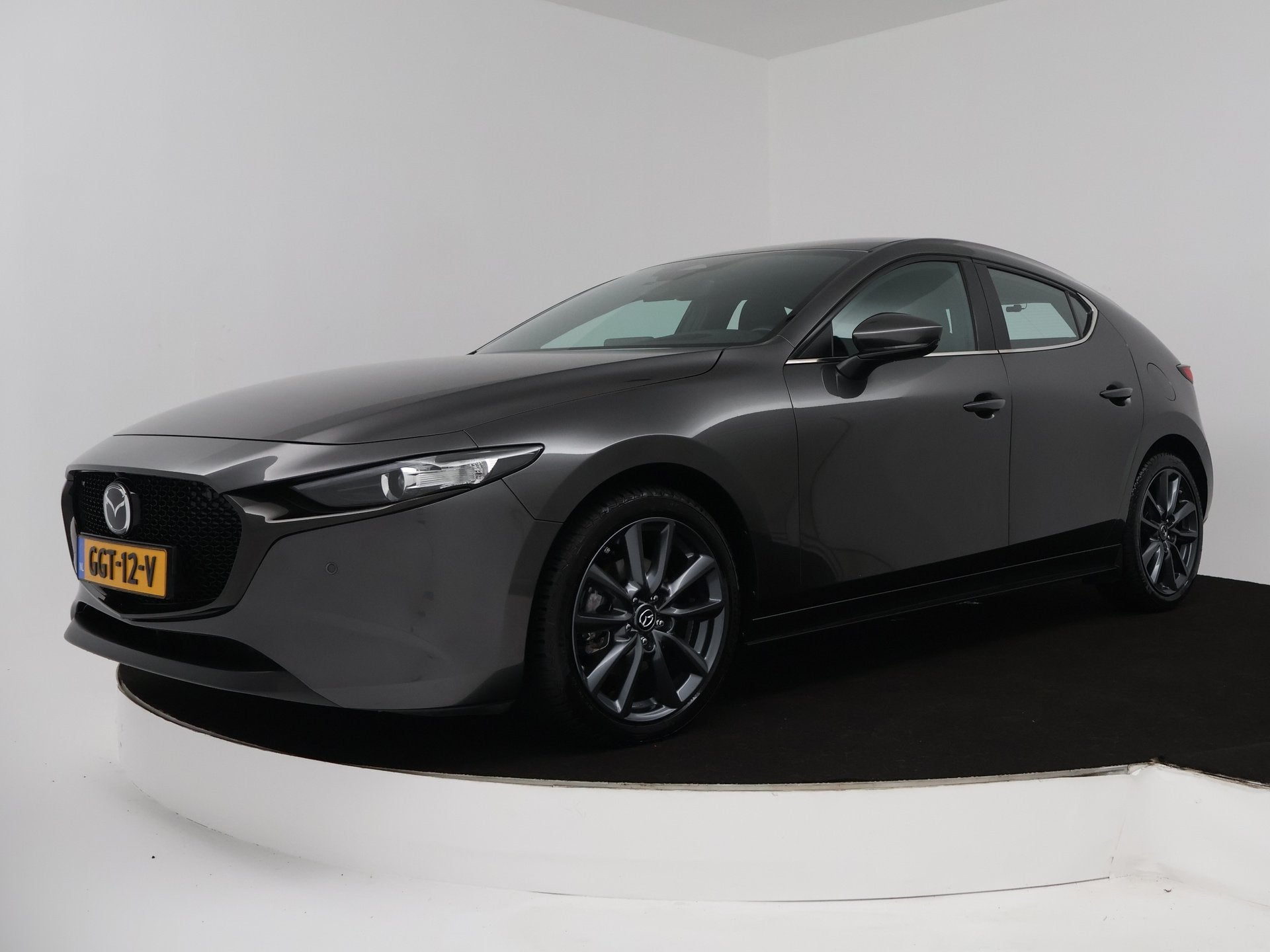 Mazda 3 2.0 e-SkyActiv-X M Hybrid 186 Exclusive-line automaa, Auto's, Stof, Gebruikt, 1382 kg, Origineel Nederlands