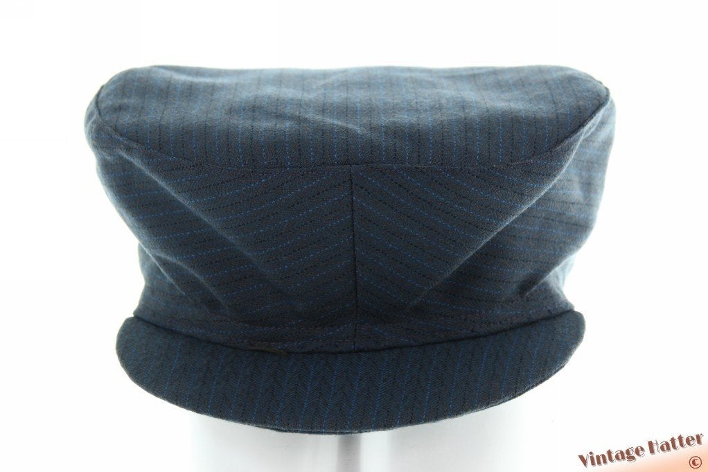 Vintage Spoorweg-achtige pet blauw 53 = XXS gratis verzenden, Ophalen of Verzenden, Zo goed als nieuw, 57 cm (M, 7⅛ inch) of minder