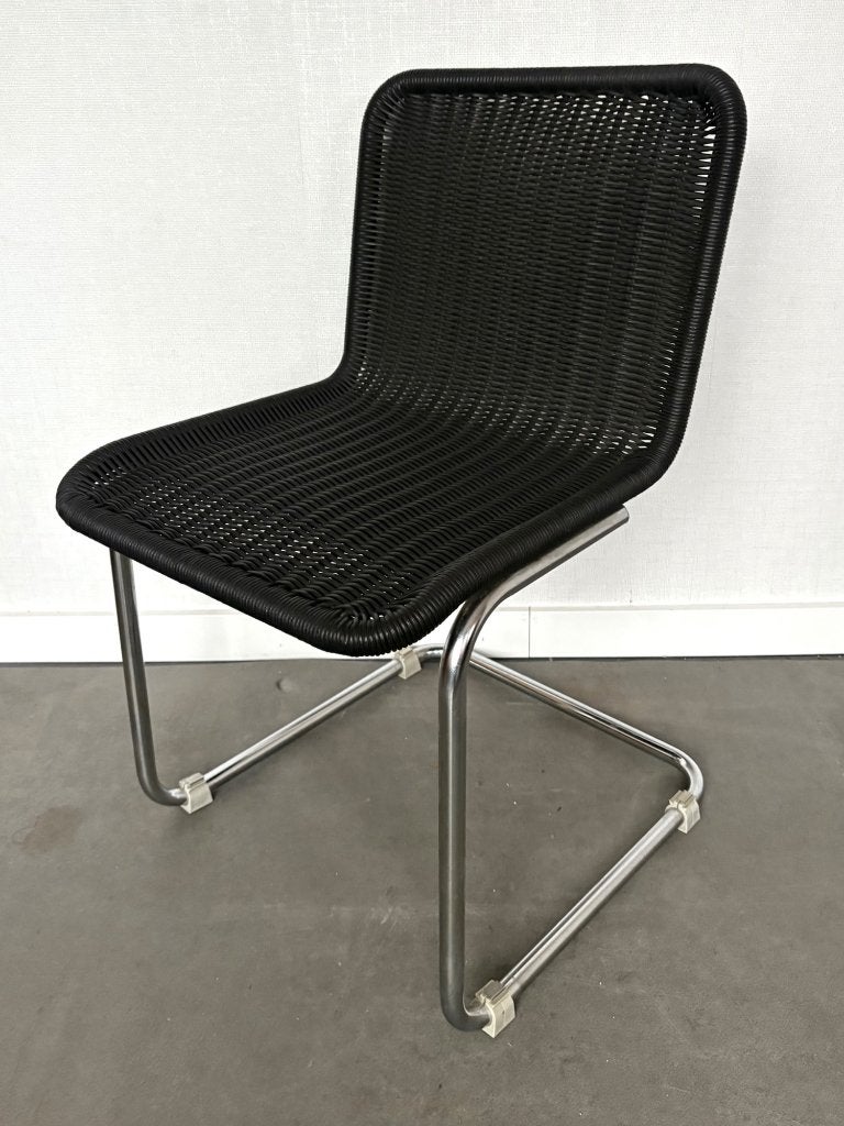 Bauhaus Chair Tecta Cantilever Style, Ophalen, Kunststof, Bauhaus, Zwart