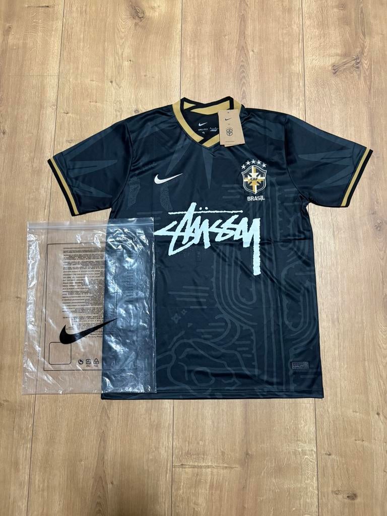 Brazil stussy shirt, Kleding | Heren, T-shirts, Ophalen of Verzenden, Nieuw, Maat 48/50 (M), Zwart