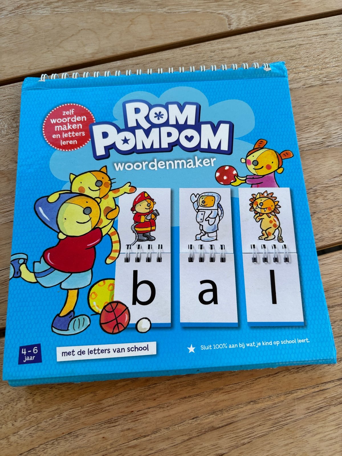 Rom Pom Pom Woordenmaker & Magnetische Letterdoos, Kinderen en Baby's, Speelgoed | Educatief en Creatief, Ophalen, Zo goed als nieuw