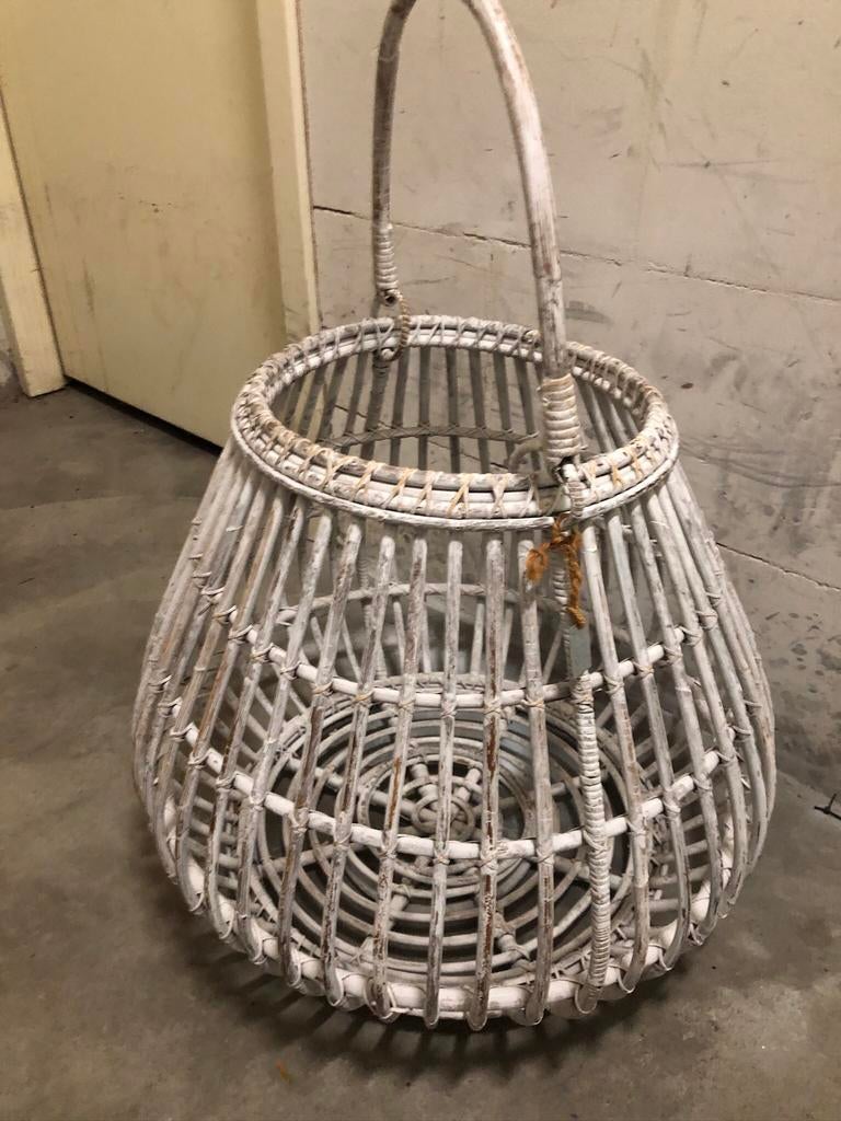Grote mand / windlicht of voor bloemen, Ophalen, Gebruikt, Overige materialen, Minder dan 25 cm