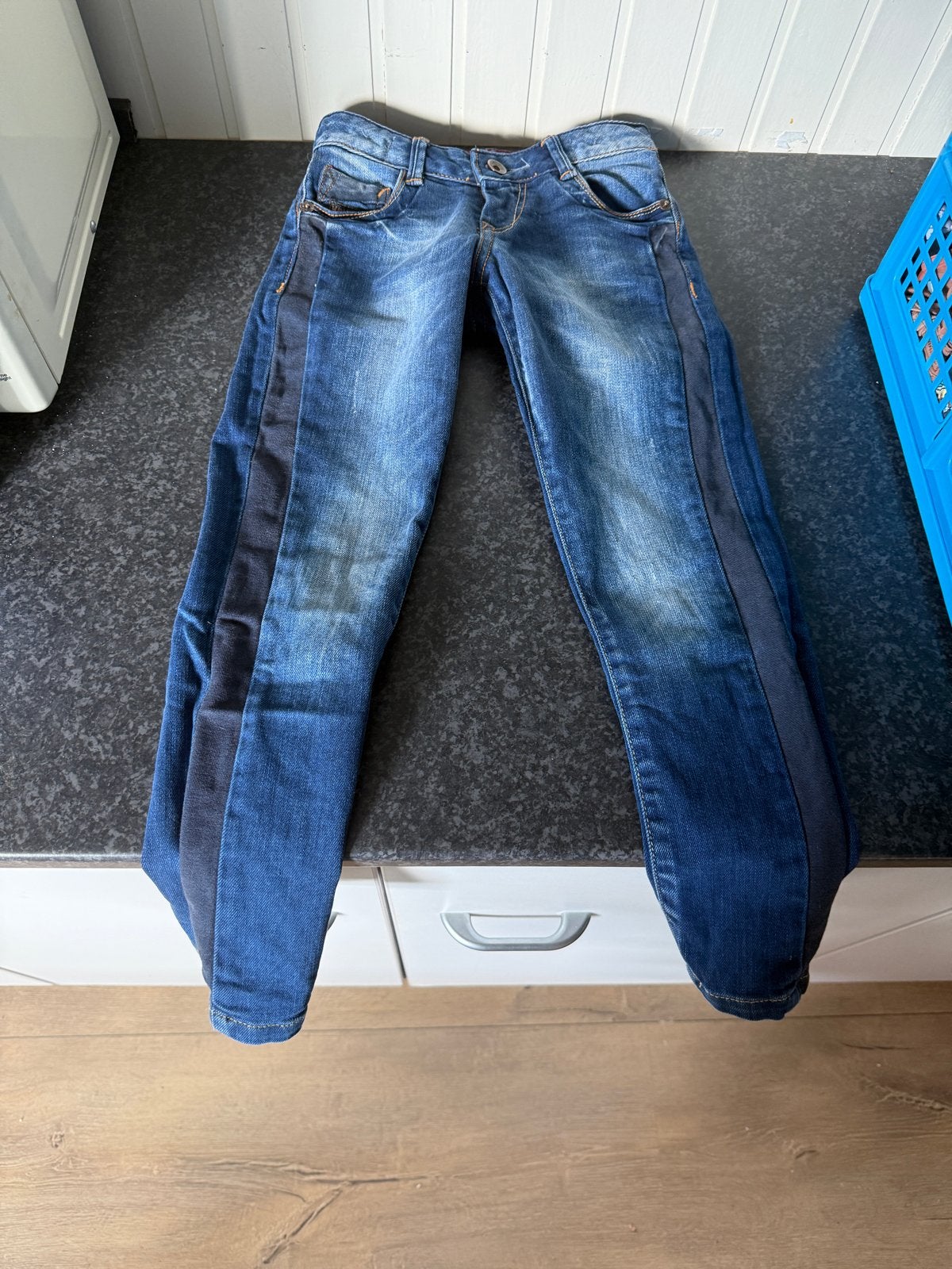 Vingino Slim Fit Jeans Meisjes Maat 7 - Zo goed als nieuw, Ophalen of Verzenden, Zo goed als nieuw, Meisje