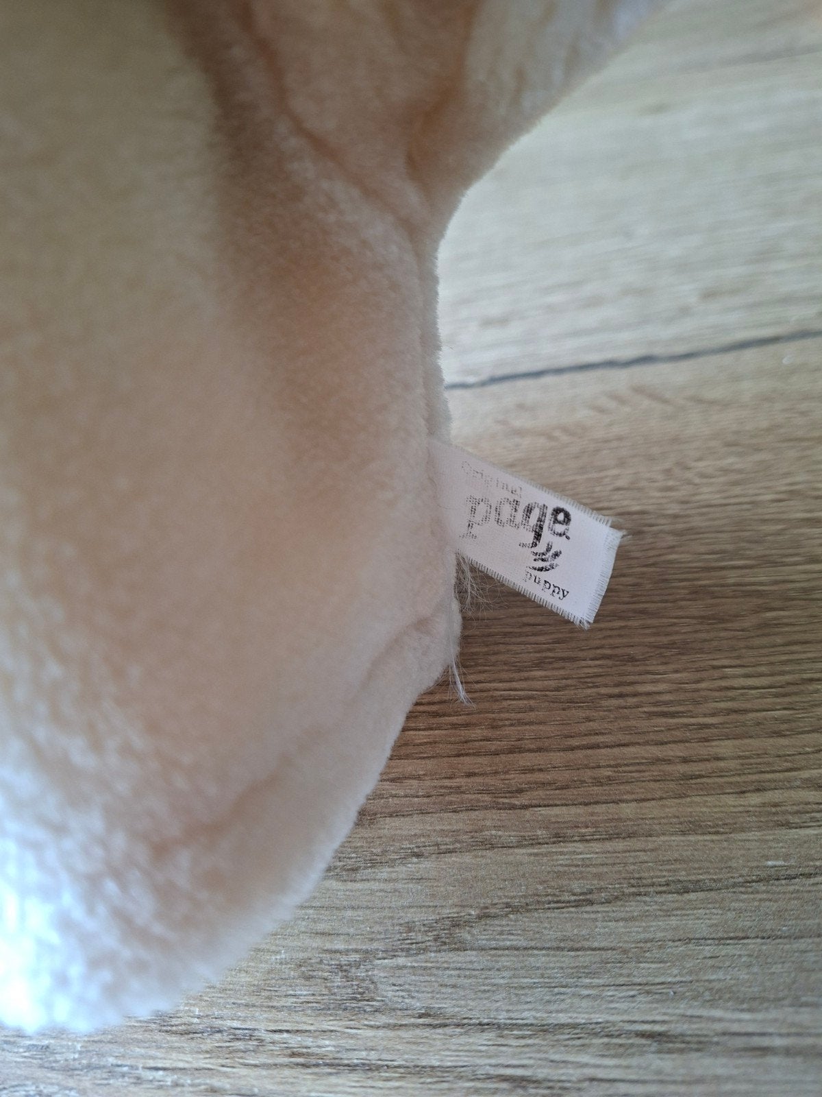 Handpop Page hond bekend van toiletpapier reclame, Overige merken, Overige karakters, Zo goed als nieuw, Middelgroot (20 tot 80 cm)