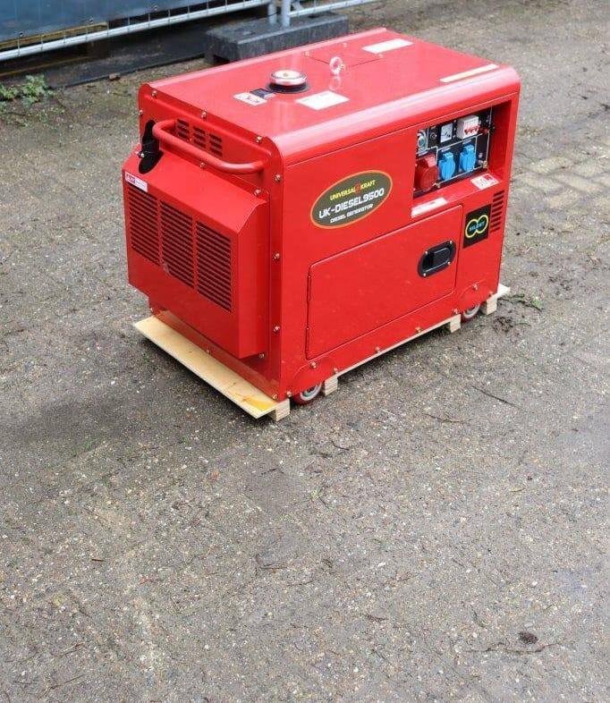 Aggregaat/generator Diesel 9500w nieuw gratis bezorging, Dieselolie, Geluidgedempt, Nieuw, Ophalen of Verzenden