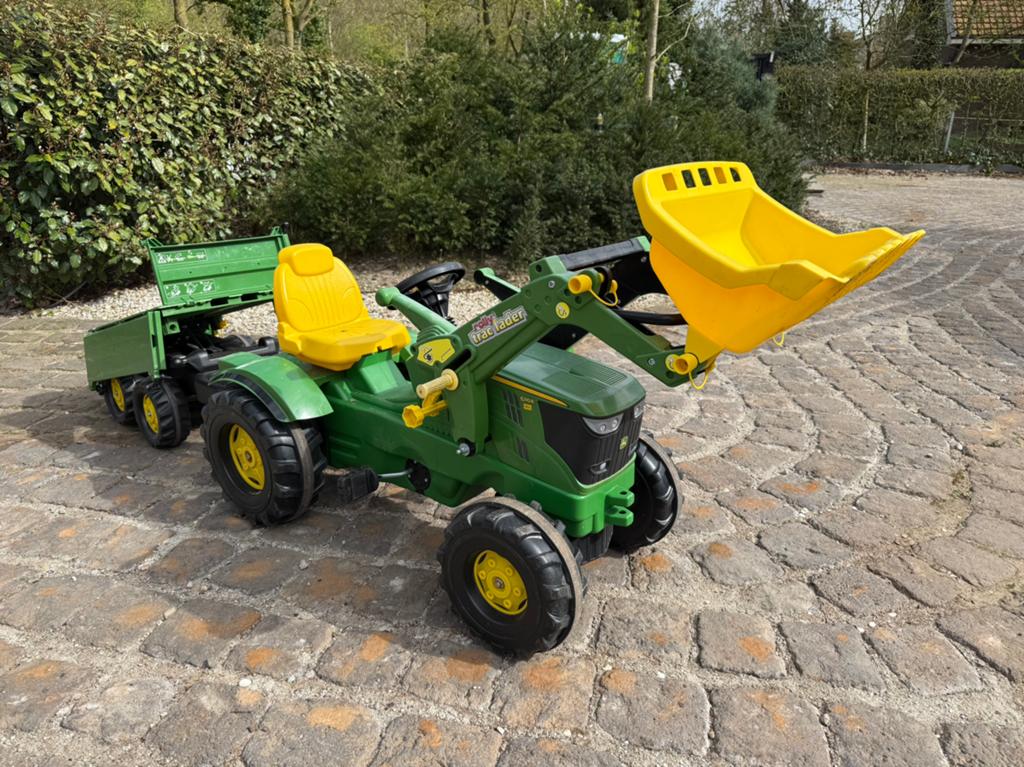 John Deere 6210 R trekker, Kinderen en Baby's, Speelgoed | Buiten | Actiespeelgoed, Zo goed als nieuw, Ophalen