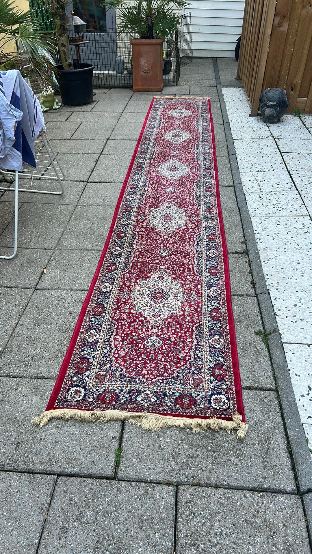 Perzische loper 77x500cm, 200 cm of meer, Zo goed als nieuw, Rechthoekig, 50 tot 100 cm