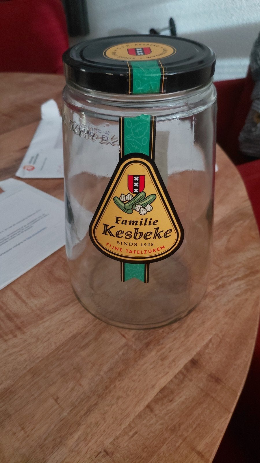 Grote glazen voorraadpot met deksel - 2650ml, Ophalen of Verzenden, Voorraadpot, Overige merken, Glas