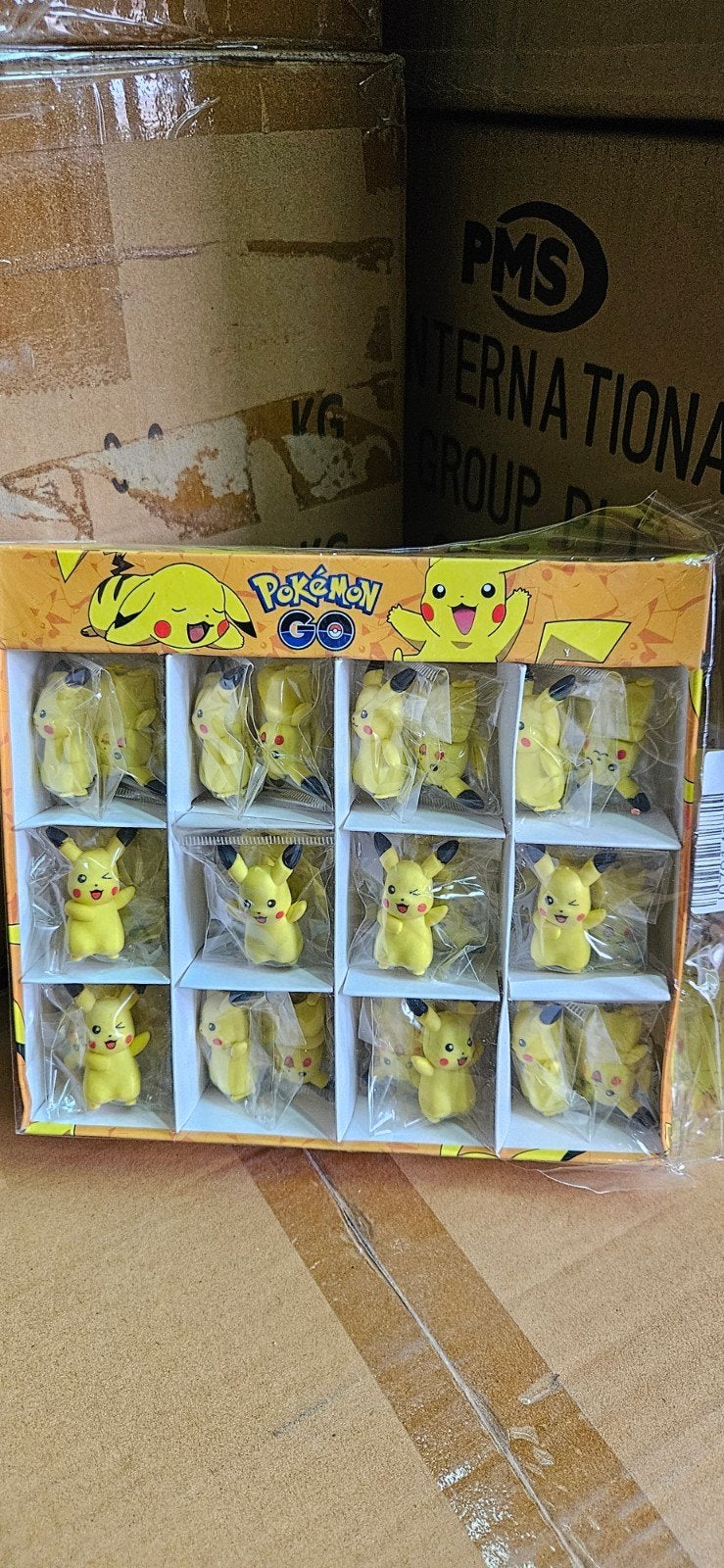 Pokémon display  Pikachu potlood dop set - 36 stuks, Ophalen of Verzenden, Nieuw