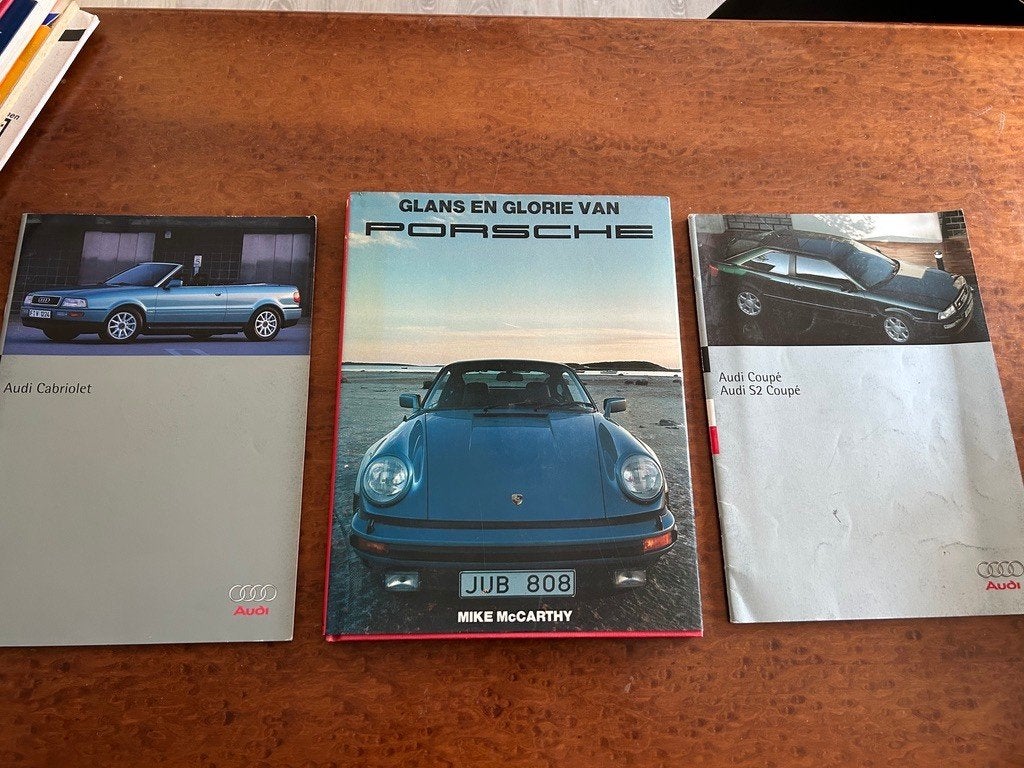 3 AUTOBOEKEN AUDI CABRIO PORSCHE AUDI COUPE, Boeken, Ophalen of Verzenden, Zo goed als nieuw, Audi, AUDI PORSCHE