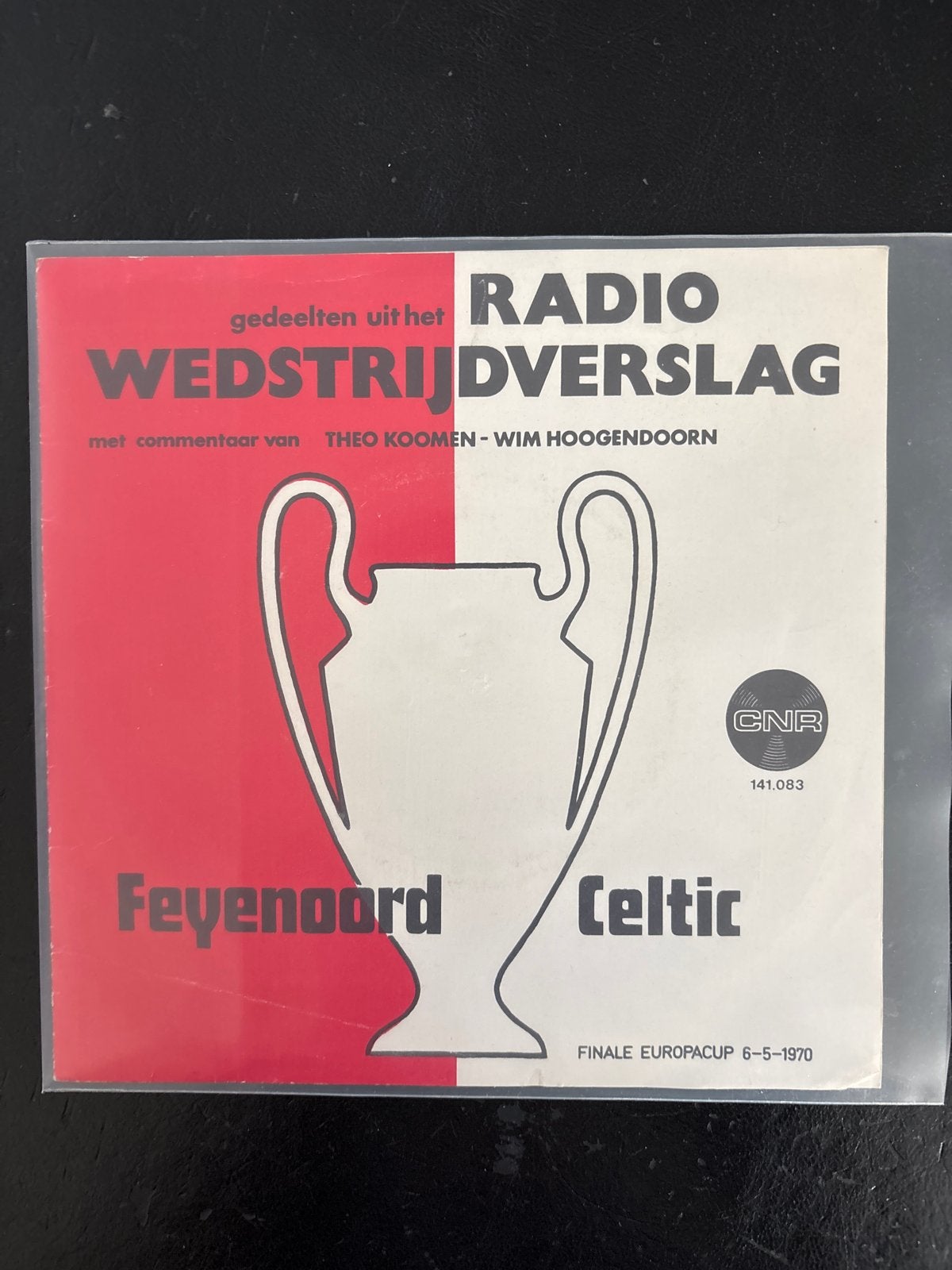 Feyenoord Celtic Finale Europacup 1970 - Radioverslag, Cd's en Dvd's, Vinyl Singles, Gebruikt, Overige genres, 7 inch, Ophalen of Verzenden