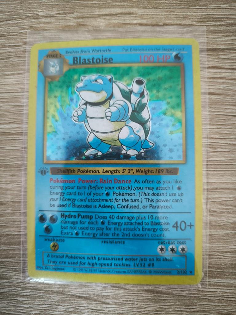 PROXY 1 st edition Blastoise holo, Ophalen of Verzenden