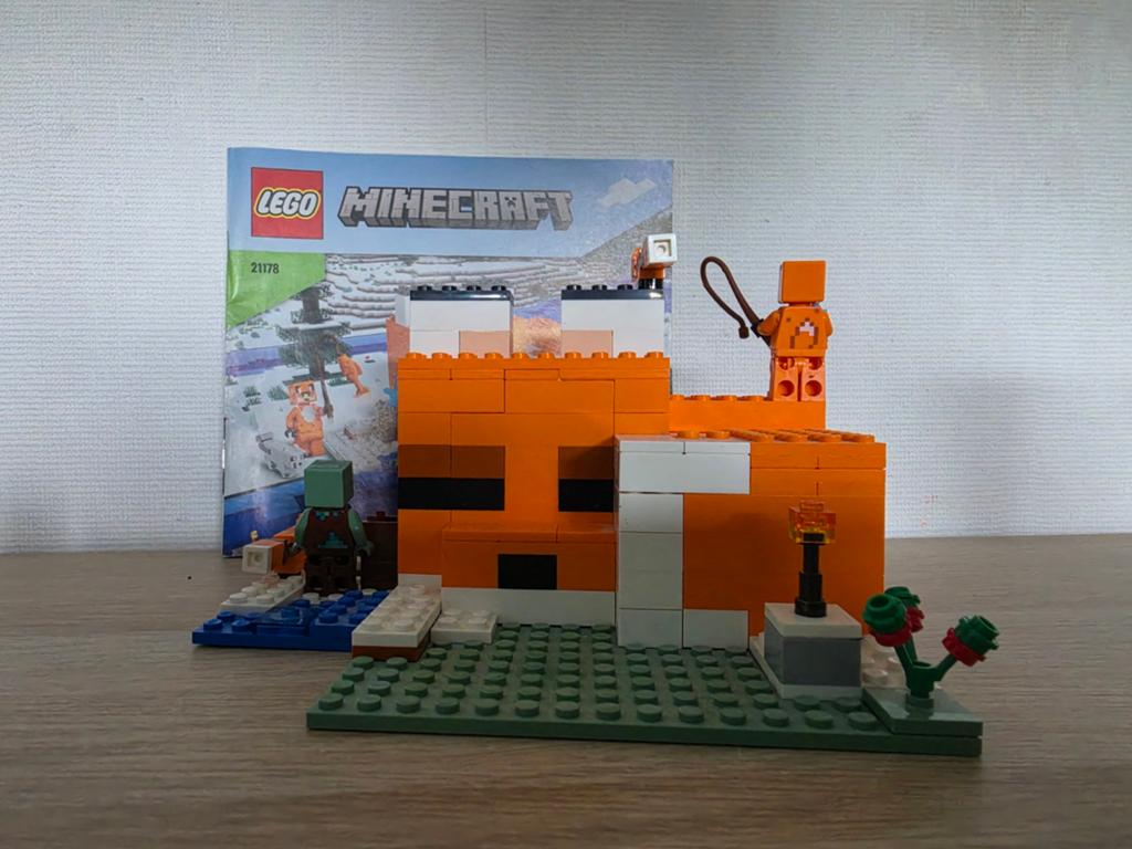 Lego Minecraft De Vossen Lodge (21178), Compleet, Minecraft, Lego, Ophalen of Verzenden