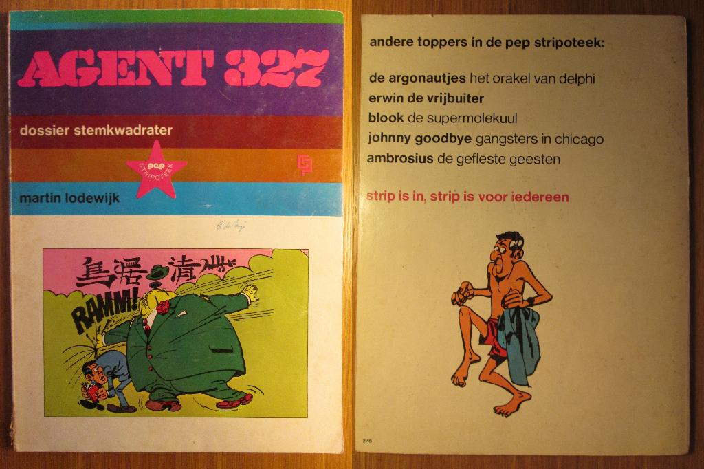 Agent 327, 10x 1e druk (SC), Meerdere stripboeken, Ophalen of Verzenden, Zo goed als nieuw, Martin Lodewijk