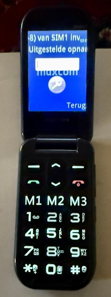 Seniorentelefoon Maxcom MM827, Ophalen of Verzenden, Gebruikt, Overige typen, Universeel