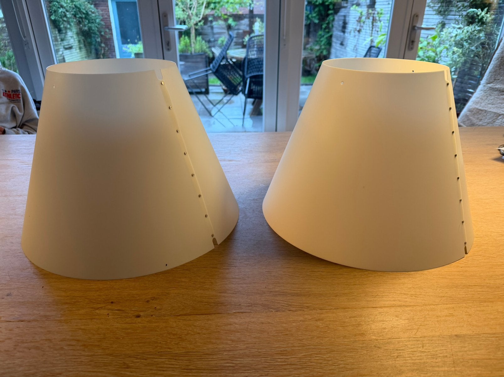 2x Luceplan constanza lampenkap. Diameter 40cm, Ophalen of Verzenden, Zo goed als nieuw, Rond