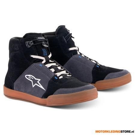Alpinestars Chrome Motorsneakers, Zwart-Grijs-Blauw, Motoren, Ophalen of Verzenden, Nieuw met kaartje