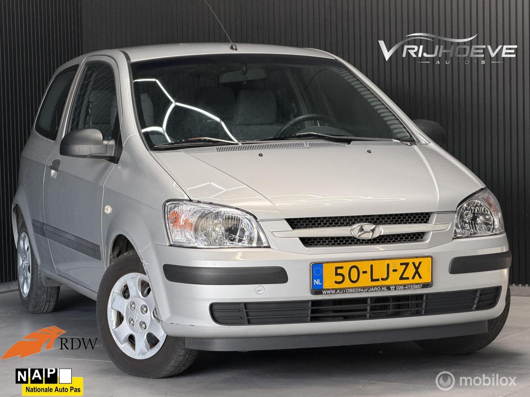 Hyundai Getz 1.1i GL|NAP|APK|ELEKRAMEN|STUURBEKR, Voorwielaandrijving, 31 €/maand, 4 cilinders, Origineel Nederlands
