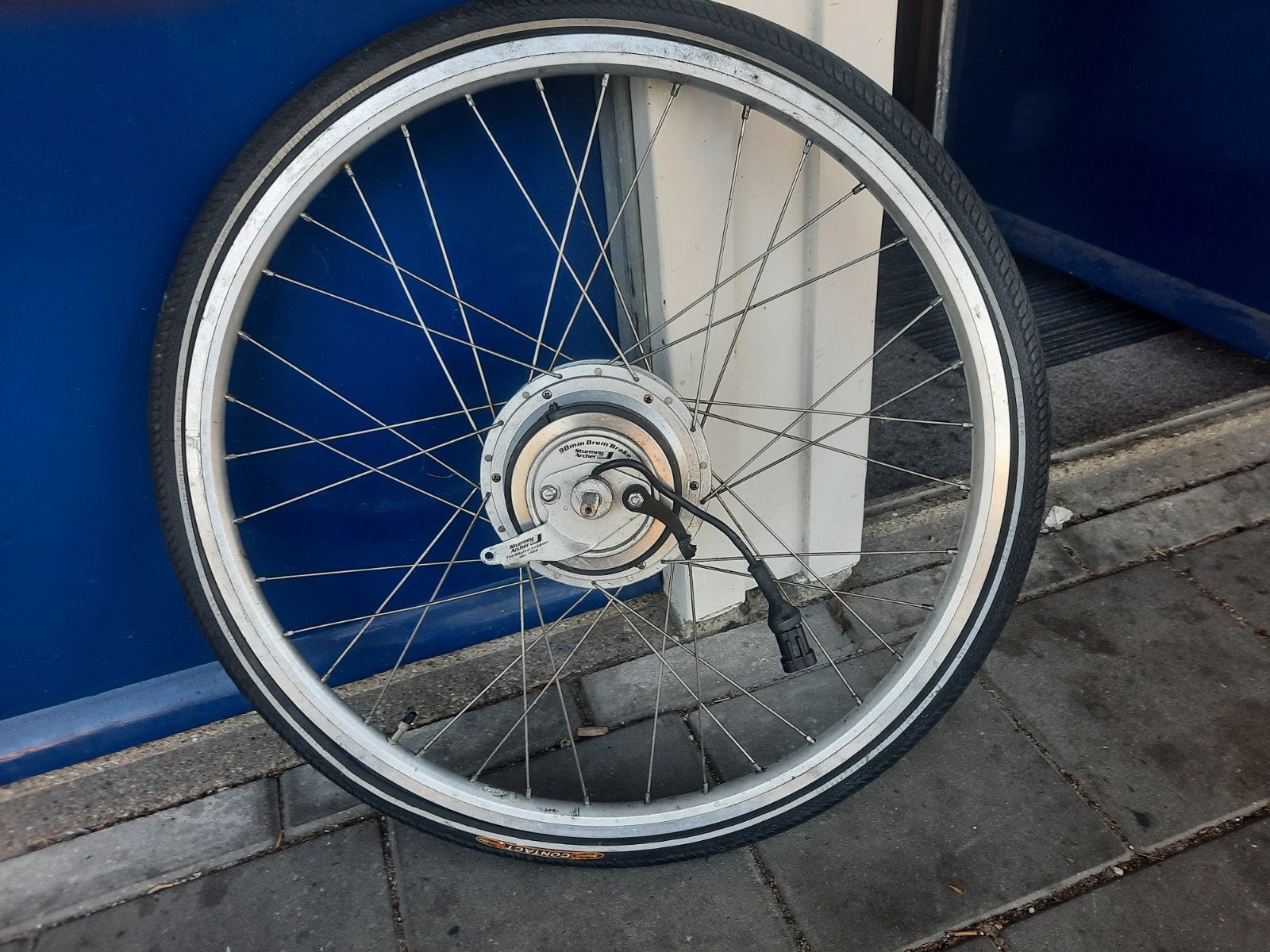 TranzX PST E-bike voorwiel en achterwiel met motor, Gebruikt