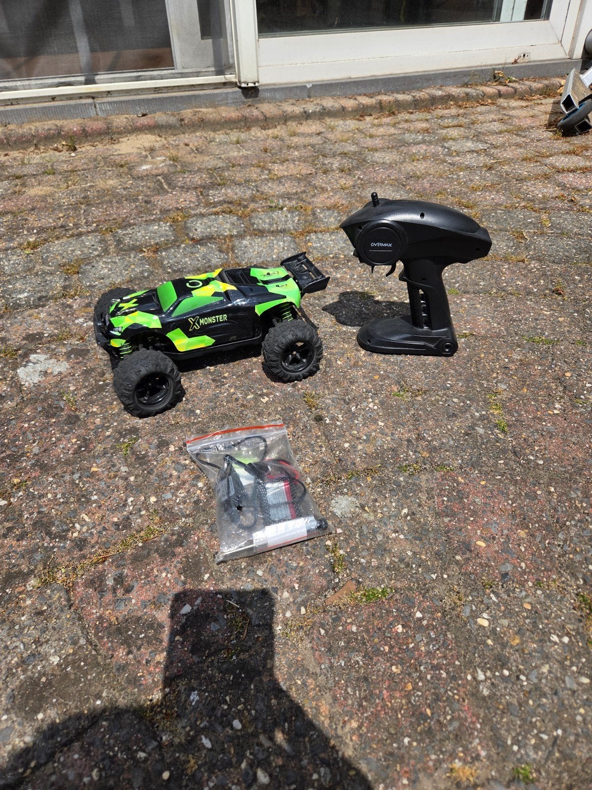 X-Monster RC Auto Offroad 1:10 RTR - Zo goed als nieuw, Elektro, Auto offroad, Ophalen of Verzenden, Zo goed als nieuw
