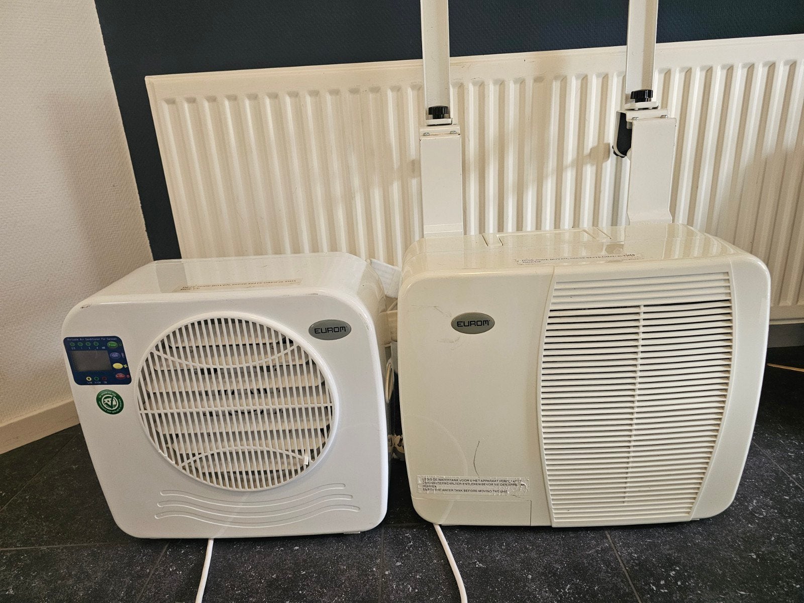 Eurom Mobiele split Airco voor Caravan/Camper, Ophalen, Gebruikt, Minder dan 60 m³, 3 snelheden of meer