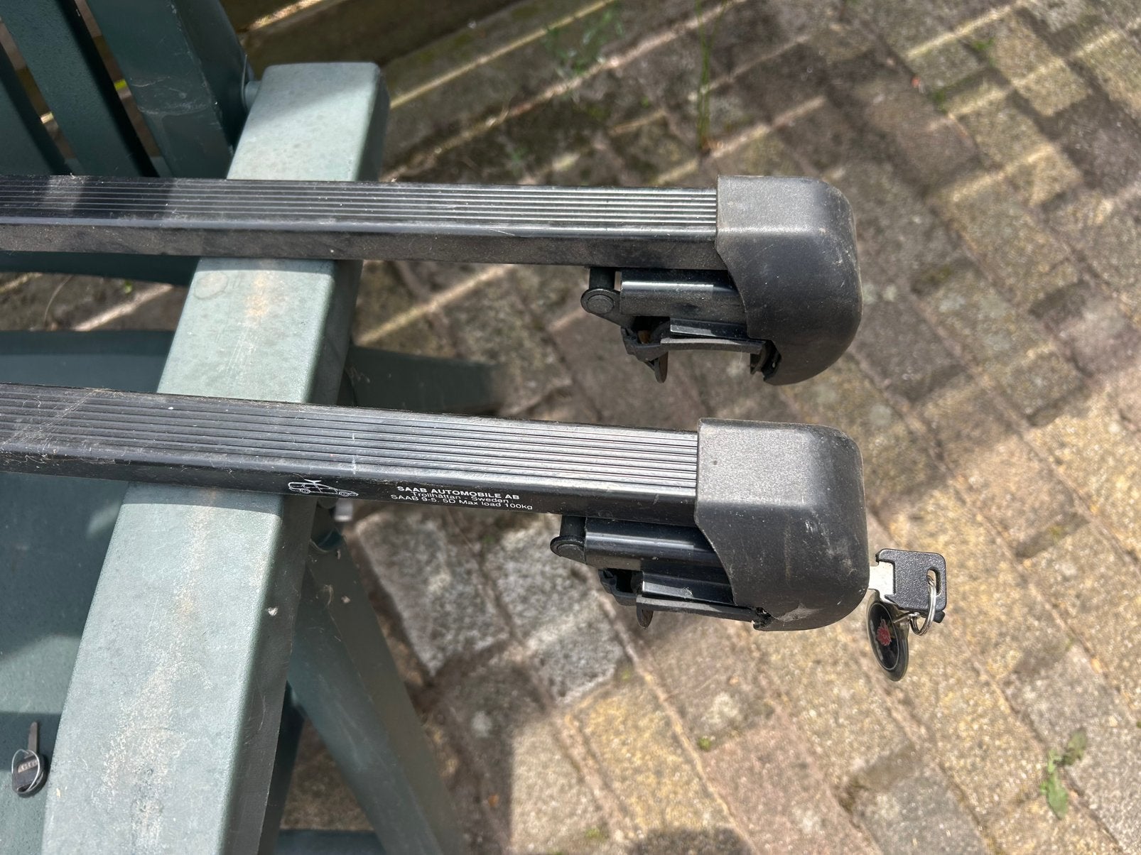 Dakdragers saab 9-5, Auto diversen, Dakdragers, Ophalen of Verzenden, Zo goed als nieuw