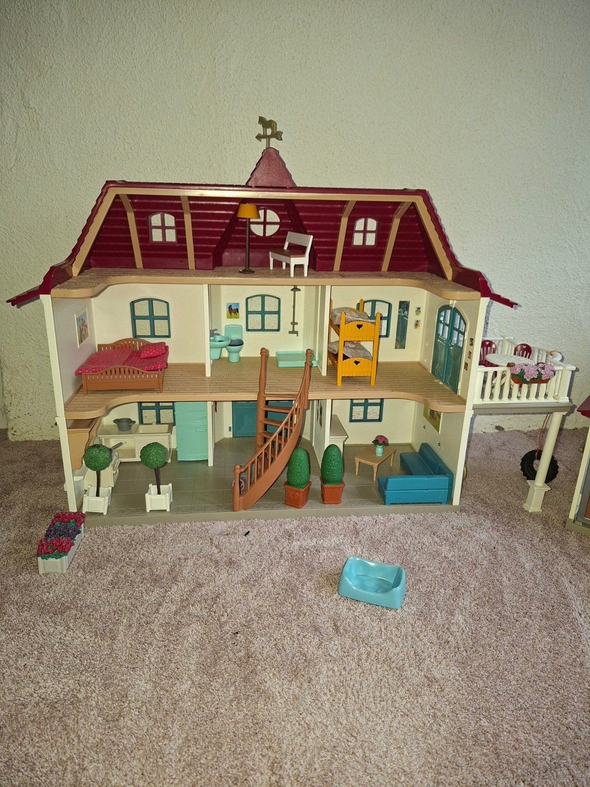 Groot Schleich paardenstal en woonhuis speelset, Ophalen, Gebruikt, Jongen of Meisje