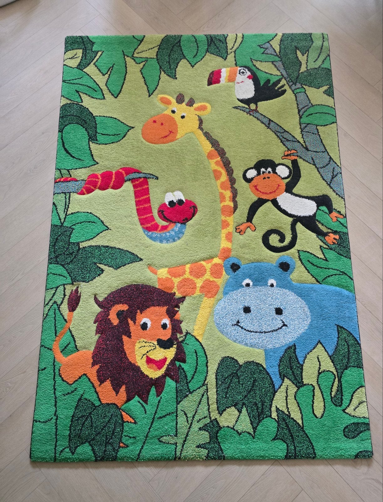 Vrolijk jungle speelkleed, Ophalen, Gebruikt