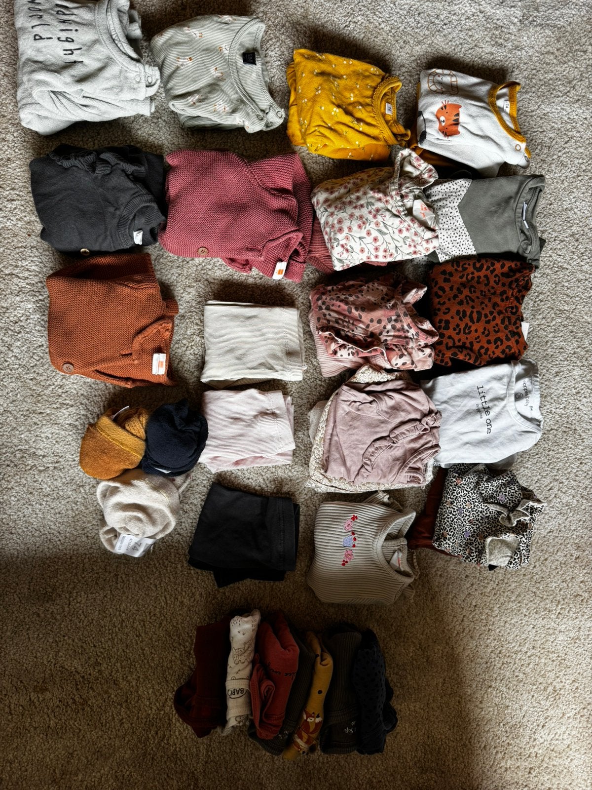Kledingbundel - pakket 4 - meisjes maat 74 - herfst/winter, Kinderen en Baby's, Ophalen of Verzenden, Zo goed als nieuw, Maat 74