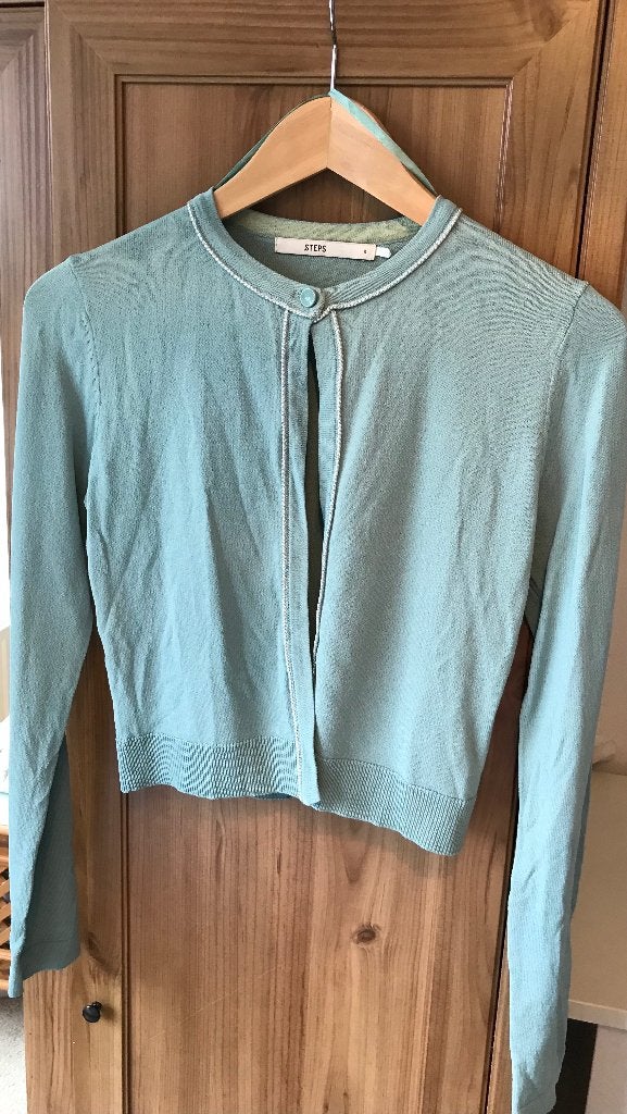 NIEUW Steps vest truitje aqua blauw mt S, Kleding | Dames, Blauw, Nieuw, Ophalen of Verzenden, Steps