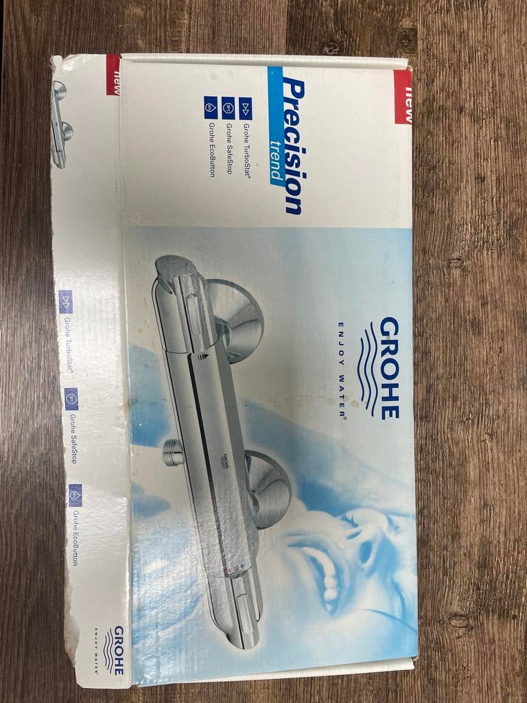 Grohe Precision Trend Douchekraan 15cm - Nieuw in doos, Ophalen, Nieuw, Chroom, Douche